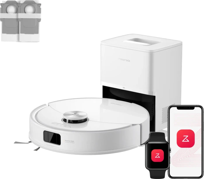 Roborock Q10 S5+ Set Saug-/Wischroboter weiß inkl. Absaugstation