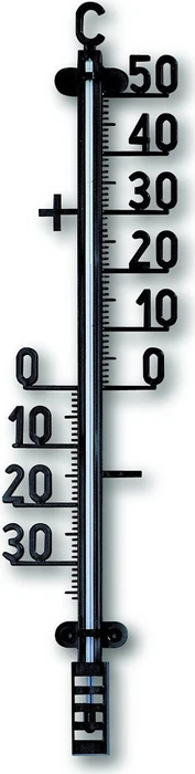 TFA Dostmann Außenthermometer schwarz, analog