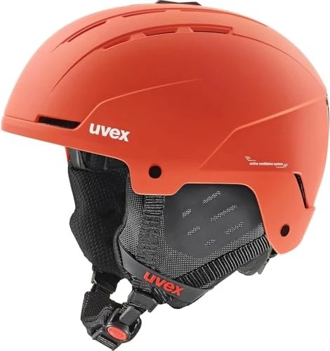 UVEX Stance Helm fierce red/black matt