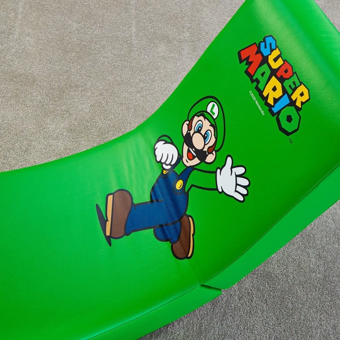 X Rocker Nintendo Super Mario Joy Collection Floor Rocker Gamingstuhl, Luigi grün