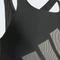 adidas Big Logo mit C-förmigen Rücken Bikini-Set schwarz/flash aqua (Junior) Vorschaubild