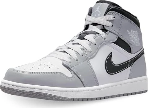 Nike Air Jordan 1 Mid light smoke grey/anthracite/white (Herren)