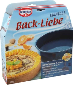 Dr. Oetker Back-Liebe Emaille Garantie-Backform 26cm
