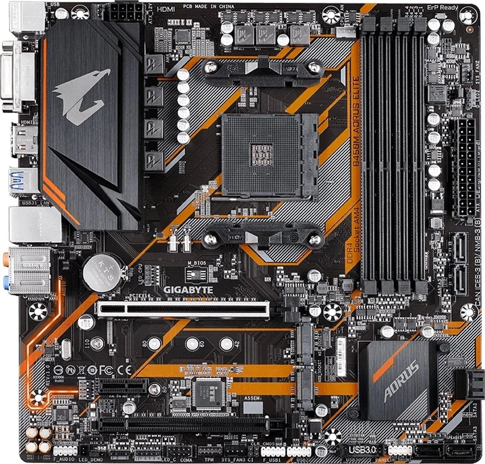 GIGABYTE B450M AORUS Elite (AMD AM4)