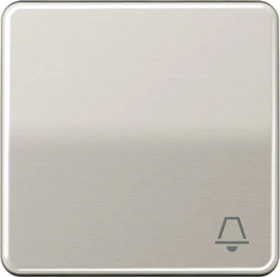 Jung Serie CD Wippe Metall mit Symbol "Klingel", platin