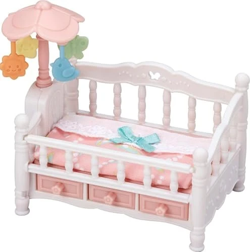 Epoch Sylvanian Families - Möbel-Sets - Babybett mit Mobile