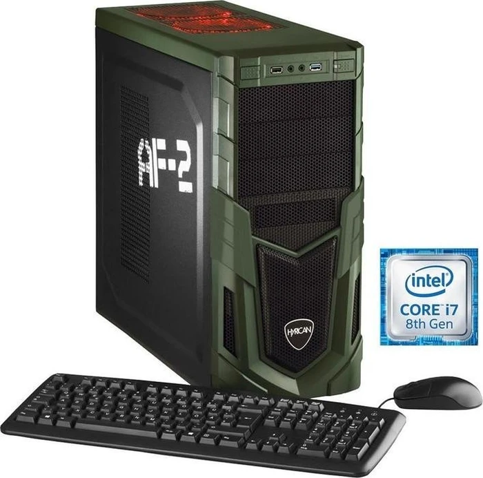 Hyrican Military Gaming 5685, Core i7-8700K, 16GB RAM, 240GB SSD, 1TB HDD, GeForce GTX 1080