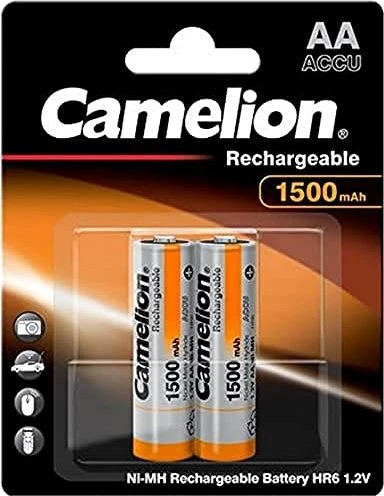 Camelion Rechargeable Mignon AA NiMH 1500mAh, 2er-Pack