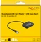 DeLOCK Card Reader mit USB-A und USB-C PD 2.0, USB-A 3.0 [Stecker] Vorschaubild