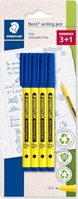 Staedtler Noris writing pen 307 0.3mm blau, 4er-Pack