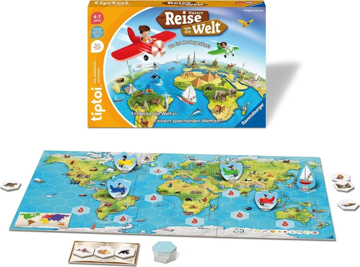 Ravensburger tiptoi Spiel: Unsere Reise um die Welt