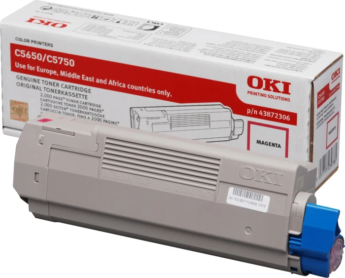 OKI Toner Magenta für C5650 C5750, 2.000 Seiten Image