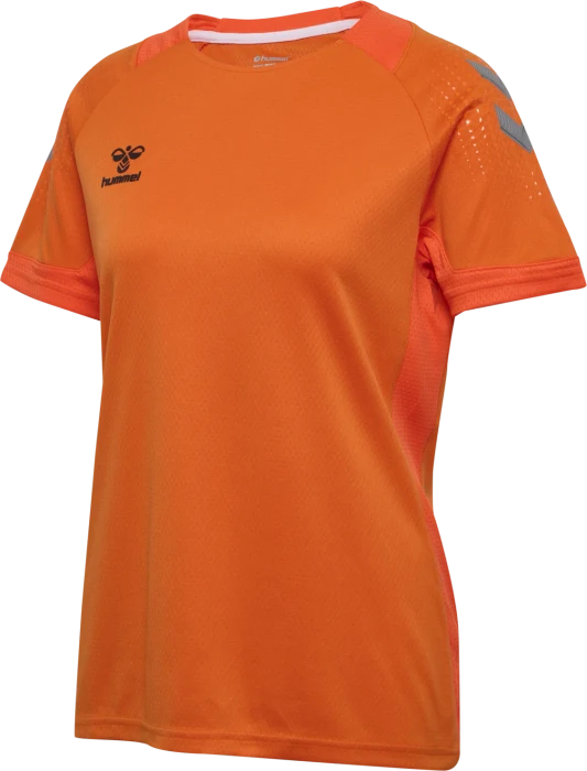 hummel Lead Poly Trikot kurzarm orange tiger (Damen)