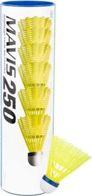 Yonex Mavis 250 Badmintonbälle gelb, 6 Stück