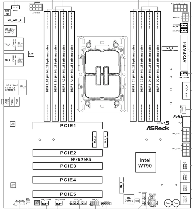 ASRock W790 WS (Intel 4677)