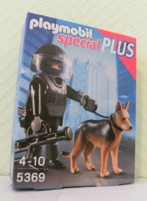 playmobil Special Plus SEK-Polizist mit Hund