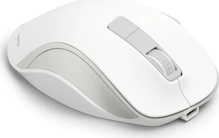Hama MW-500 Ergonomic Silent Wireless weiß, USB