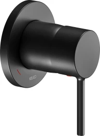 Keuco IXMO 59551 Einhebelmischer Wandmontage Unterputz IXMO Soft schwarz matt