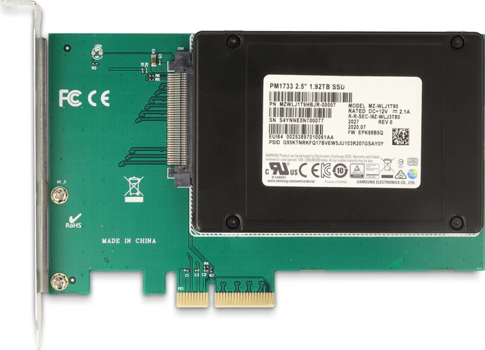 DeLOCK PCIe 4.0 x4 -> U.2 2.5"