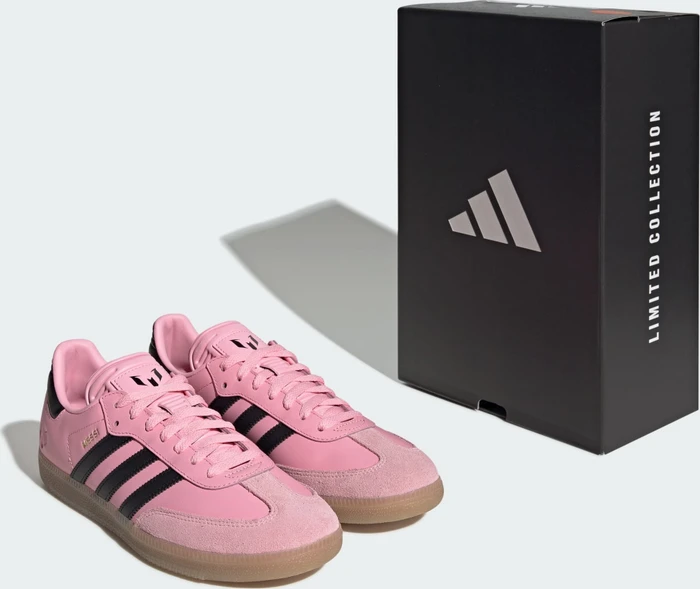 adidas Samba Messi light pink/core black/gum