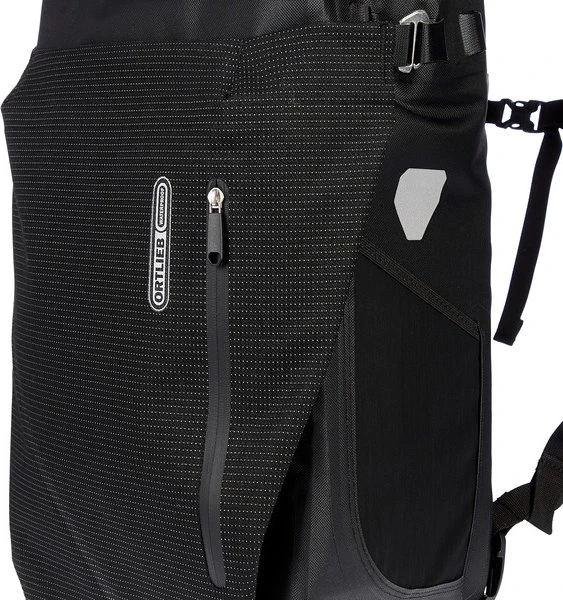 Ortlieb Vario 26 High Visibility QL2.1 Gepäcktasche black reflective