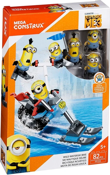 Mattel Mega Construx Ich einfach unverbesserlich 3 Wild Waterski Bike