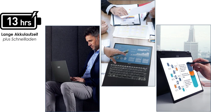 MSI Summit E14 Flip Evo A13MT-289, Ink Black, Core i7-1360P, 16GB RAM, 1TB SSD, DE