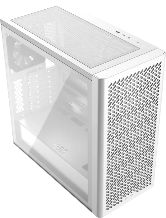 Cooler Master Elite 502 Lite White, Glasfenster