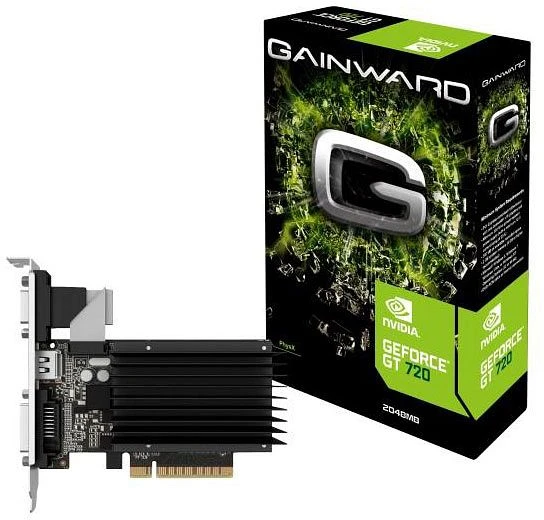 Gainward GeForce GT 720 SilentFX, 2GB DDR3, VGA, DVI, HDMI