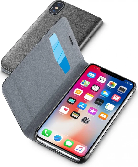 Cellularline Book Essential für Apple iPhone XS/X schwarz