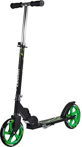 Hudora Hornet 205 Scooter schwarz/grün