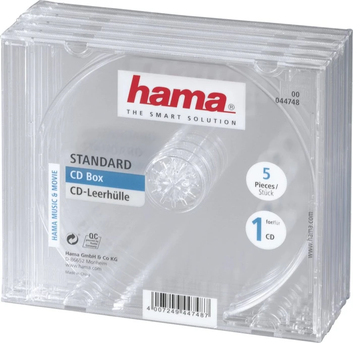 Hama Leerhüllen, transparent, 5 Stück
