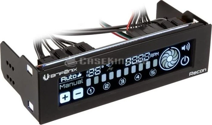 BitFenix Recon schwarz, 5.25" Lüftersteuerung 5-Kanal