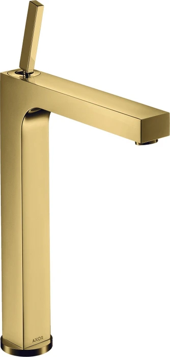 Hansgrohe Axor Citterio 280 Waschbeckenarmatur mit Pingriff und Ablauffernbedienung polished goldoptik (39020990)