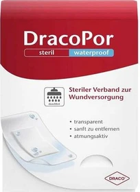 Dr. Ausbüttel DracoPor Waterproof Wundverband Duschpflaster, 9 x 25cm, 3 Stück