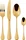 Sambonet Royal Edelstahl PVD Besteck-Set gold, 24-tlg. (52763G81)