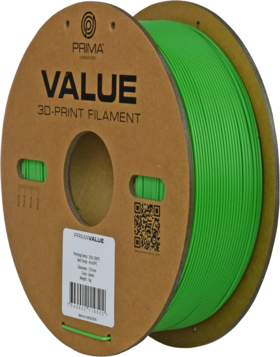 PrimaCreator PrimaValue ABS, grün, Spule, 1.75mm, 1.00kg
