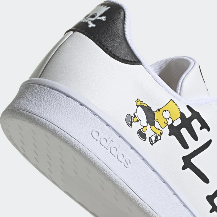 adidas Advantage The Simpsons cloud white/core black (Herren)