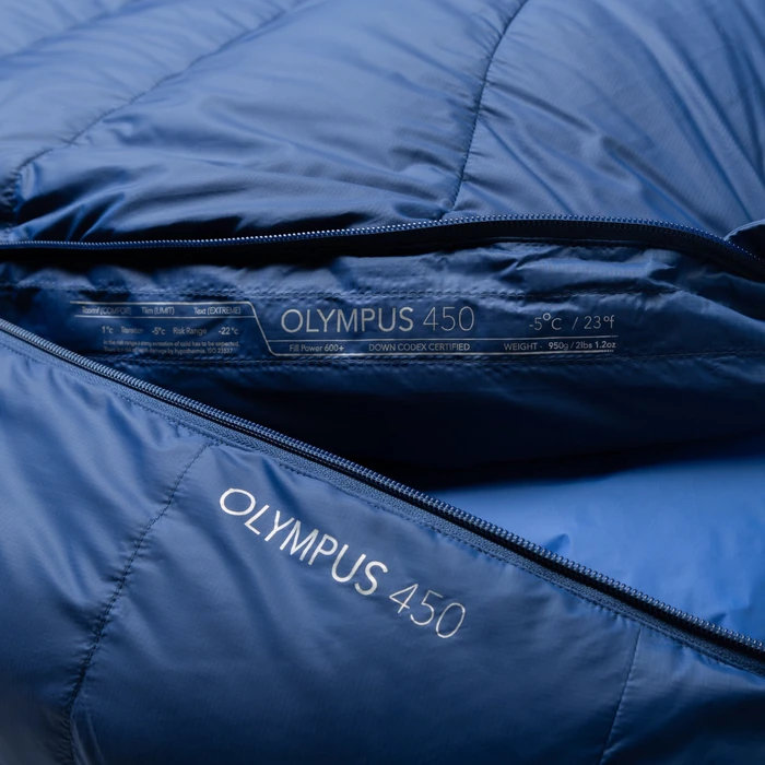 Mountain Equipment Olympus 650 Mumienschlafsack admiral blue