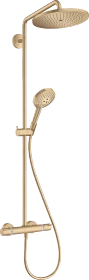 Hansgrohe Croma Select S Showerpipe 280 1jet mit Thermostat und Handbrause Raindance Select S 120 3jet brushed bronze