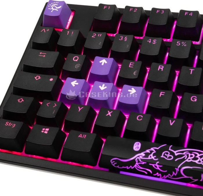 Ducky One 2 RGB PBT, LEDs RGB, schwarz, MX RGB BLACK, USB, US
