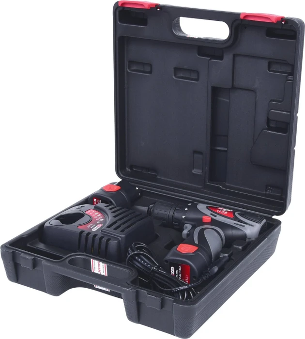 KS Tools Akku-Bohrschrauber inkl. Koffer + 2 Akkus 2.0Ah