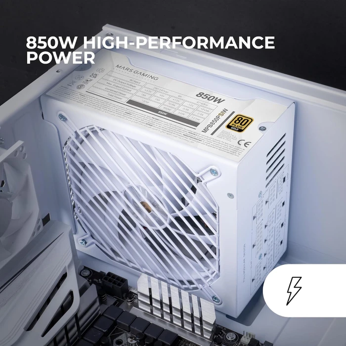 Mars Gaming MPB850PSIW weiß 850W, ATX 3.1