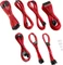 CableMod C-Series Pro ModMesh 12VHPWR Cable Kit for Corsair RM (Black Label), rot Vorschaubild
