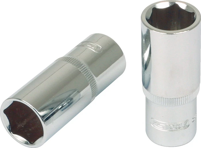 KS Tools CHROMEplus Außensechskant Steckschlüssel 1/2", 24x76mm