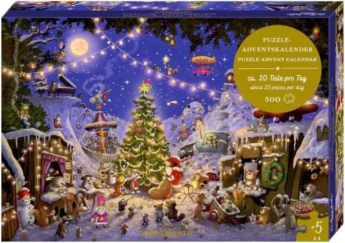 Coppenrath Puzzle-Adventskalender - Weihnachtsmarkt der Tiere 2026