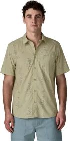 Patagonia Go-To Hemd kurzarm ocean blooms: weathered stone (Herren)