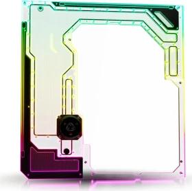 Singularity Computers Spectre 4 Dual Loop Side Panel, Black, Distro-Plate, Verteilerplatte