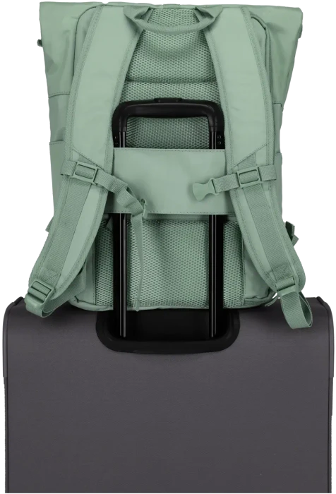 Travelite Basics Rollup Laptoprucksack, 15.6", hellgrün