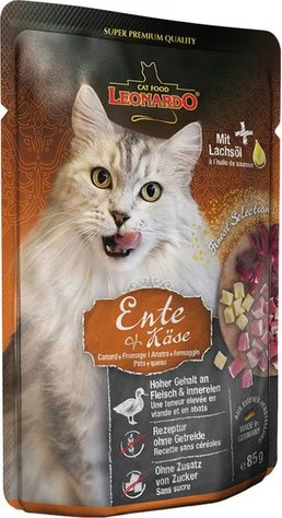 Leonardo Finest Selection, mit Ente & Käse, 85g
